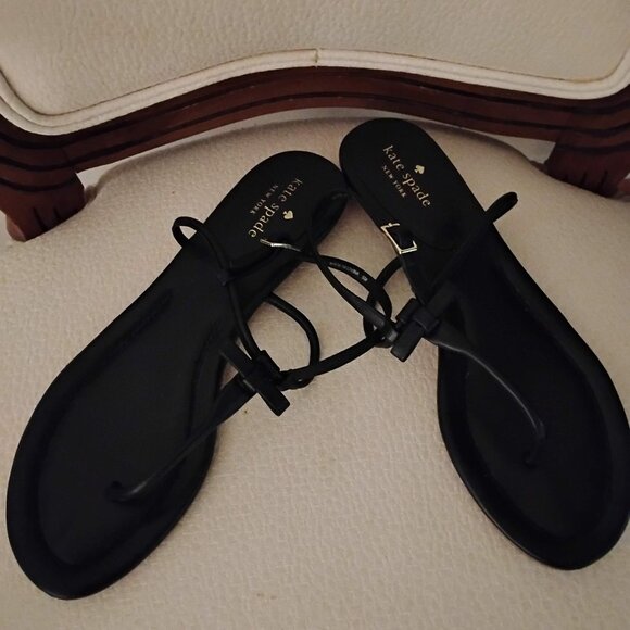 Kate Spade Black Flats - Picture 2 of 3